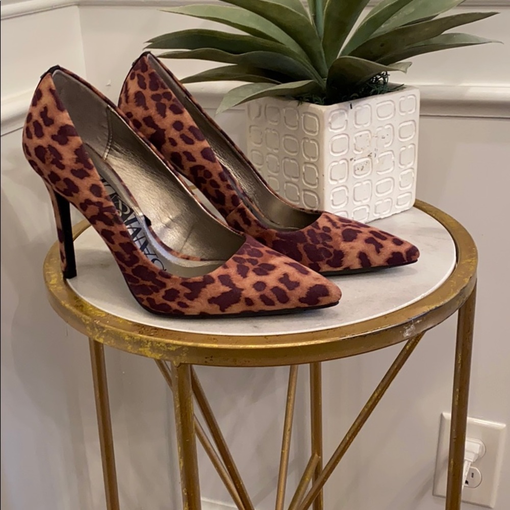 Animal print stilettos